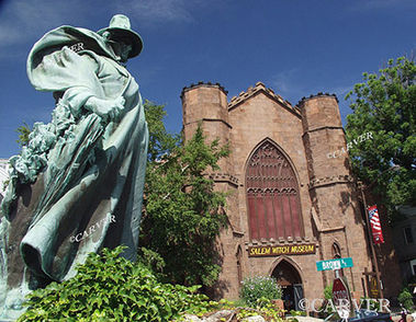 Overlooking
The Roger Conant statue and the Witch Museum in Salem, MA.
Keywords: salem; conant; witch; museum; photograph; picture; print